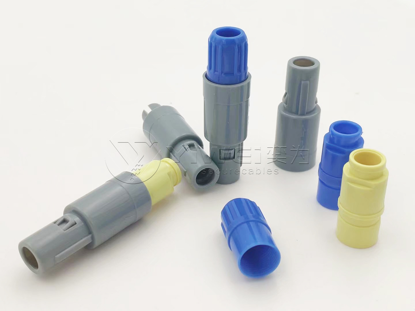 塑料推拉自锁连接器插头